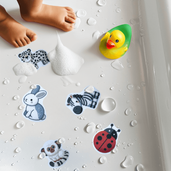 High-quality non stick bath stickers ideal for preventing slips and enhancing safety.