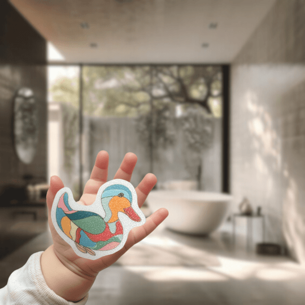 High-quality duck bathtub stickers ideal for preventing slips and enhancing safety.