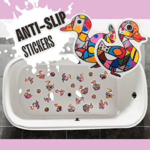 Duck stickers for bathtub for Safety