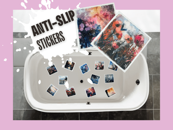 High-quality Shower floor Art Sticker Set that is ideal for preventing slips and enhancing safety.