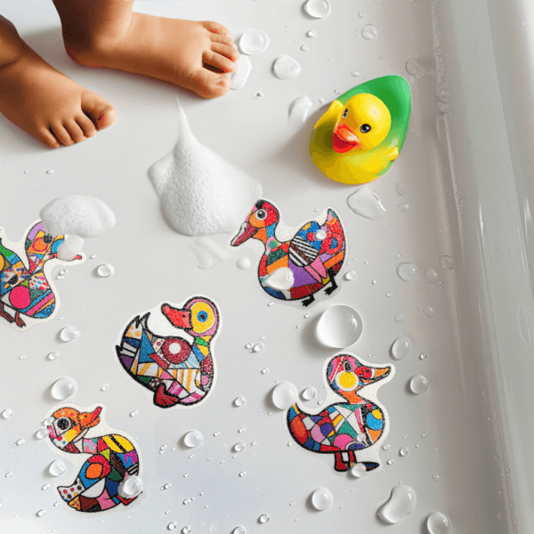 High-quality duck stickers for bathtub ideal for preventing slips and enhancing safety.