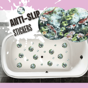 Koi Fish high-quality non slip bathtub stickers ideal for preventing slips and enhancing safety.